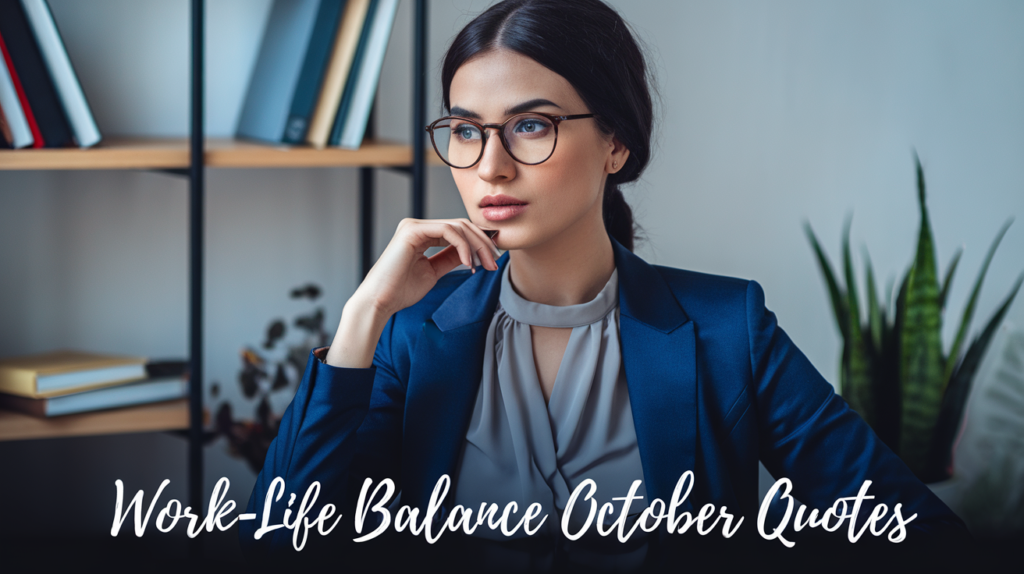 Work-Life Balance October Quotes