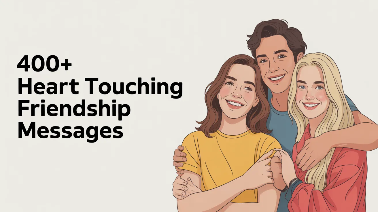 400+ Heart Touching Friendship Messages