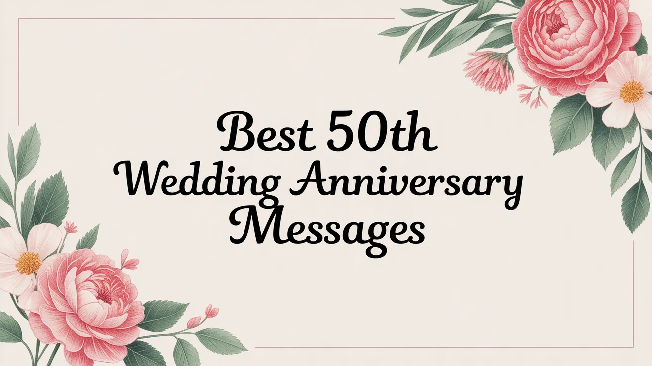 Best 50th Wedding Anniversary Messages