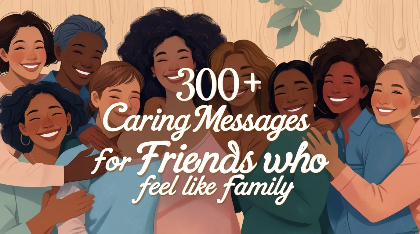 300+ Caring Messages for Friends Who Feel Like Family