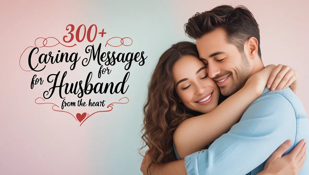 300+ Caring Messages for Husband from the Heart