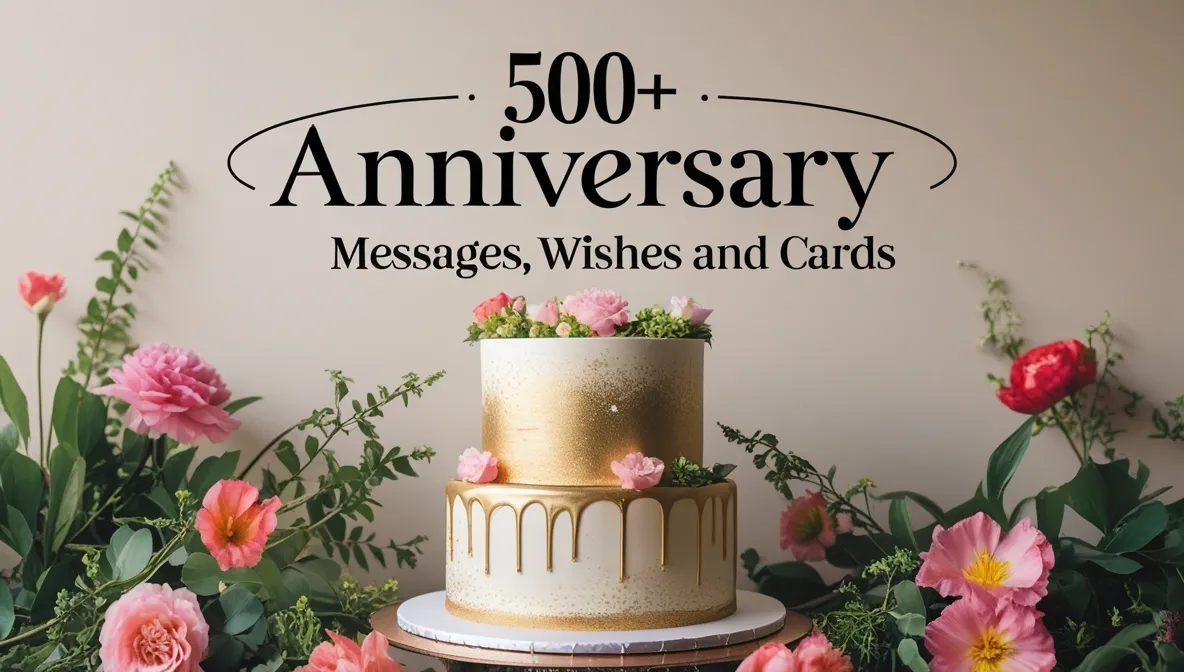 500+ Anniversary Messages, Wishes and Cards