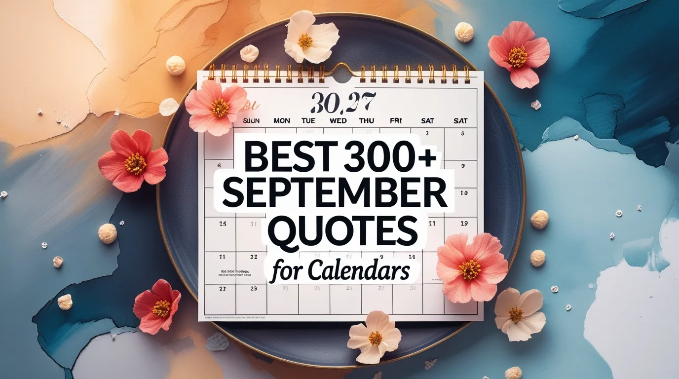 Best 300+ September Quotes for Calendars