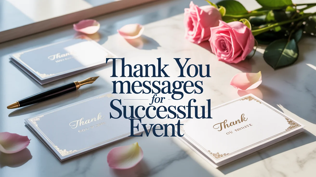 350+ Thank You Messages for Successful Event