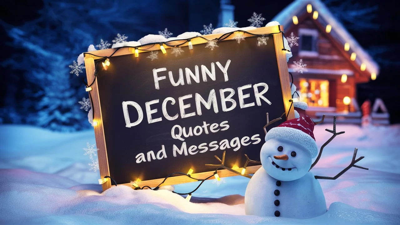 Funny December Quotes and Messages