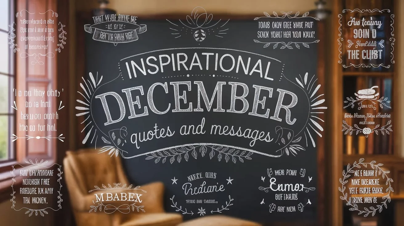 Inspirational December Quotes and Messages