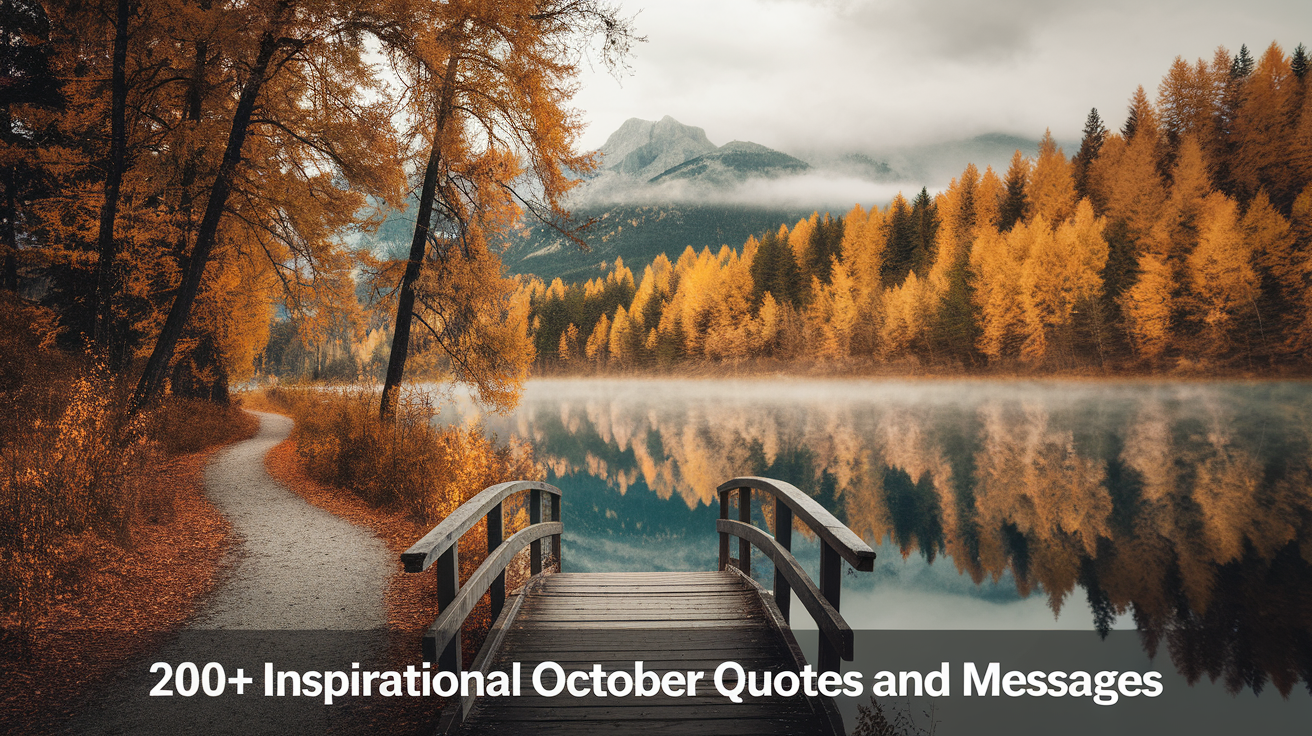 200+ Inspirational October Quotes and Messages