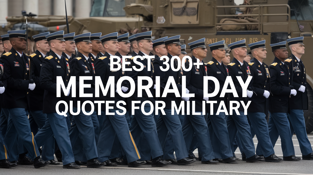 Best 300+ Memorial Day Quotes for Military