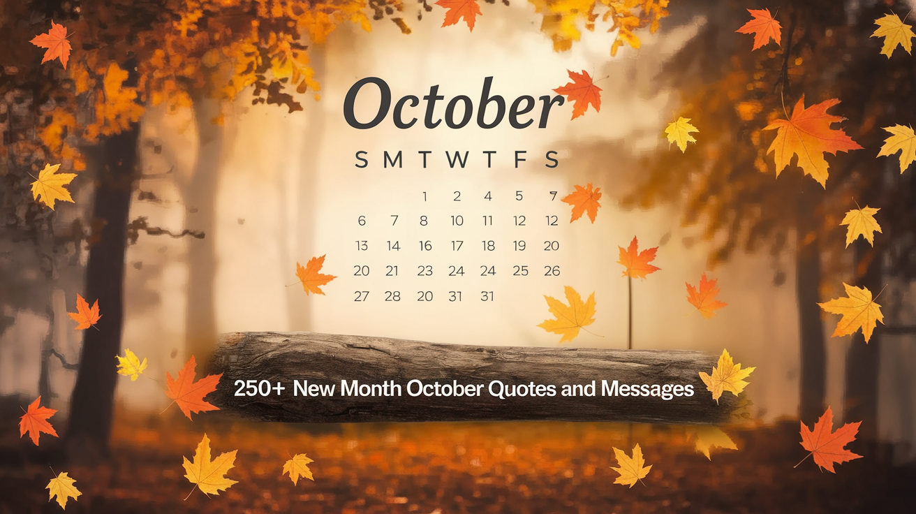 250+ New Month October Quotes and Messages