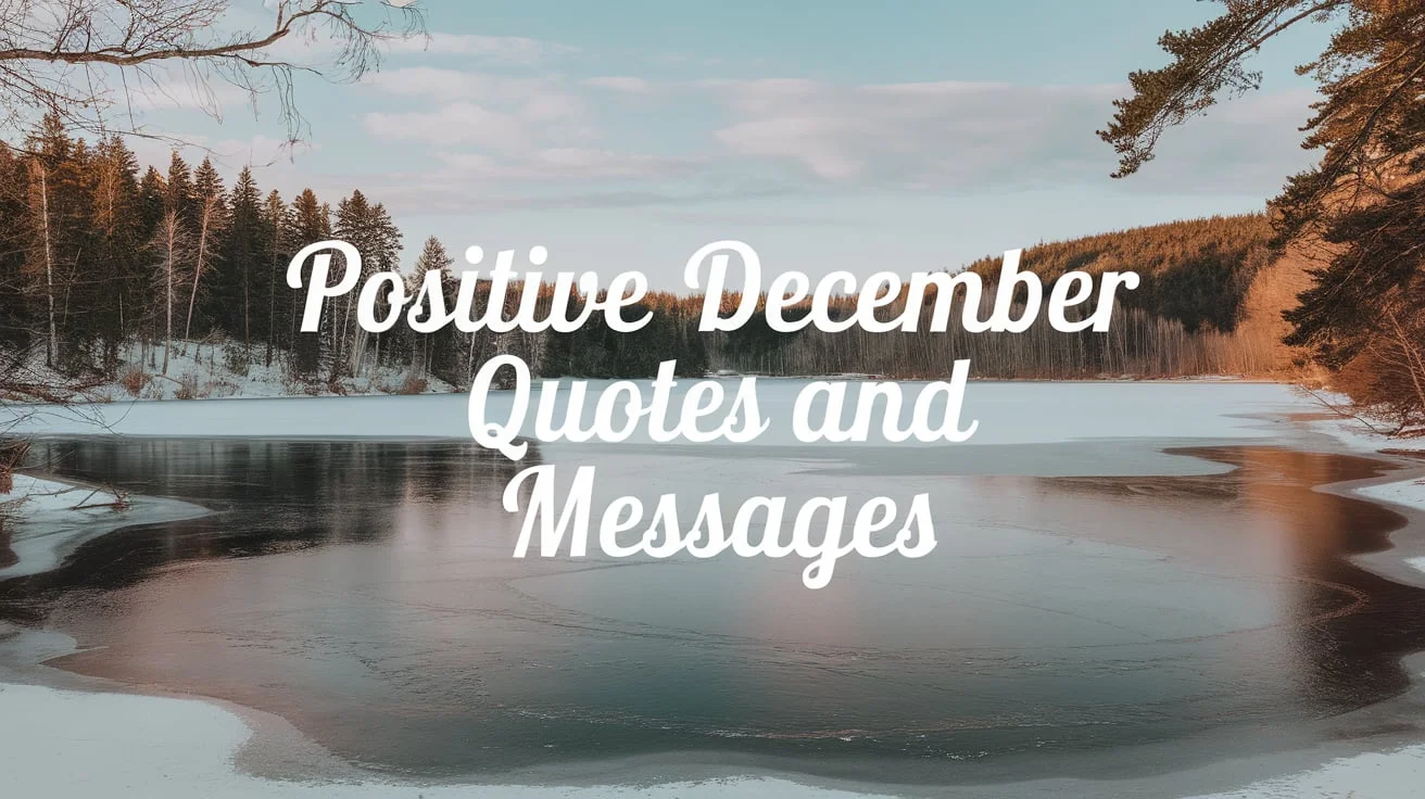 Positive December Quotes and Messages