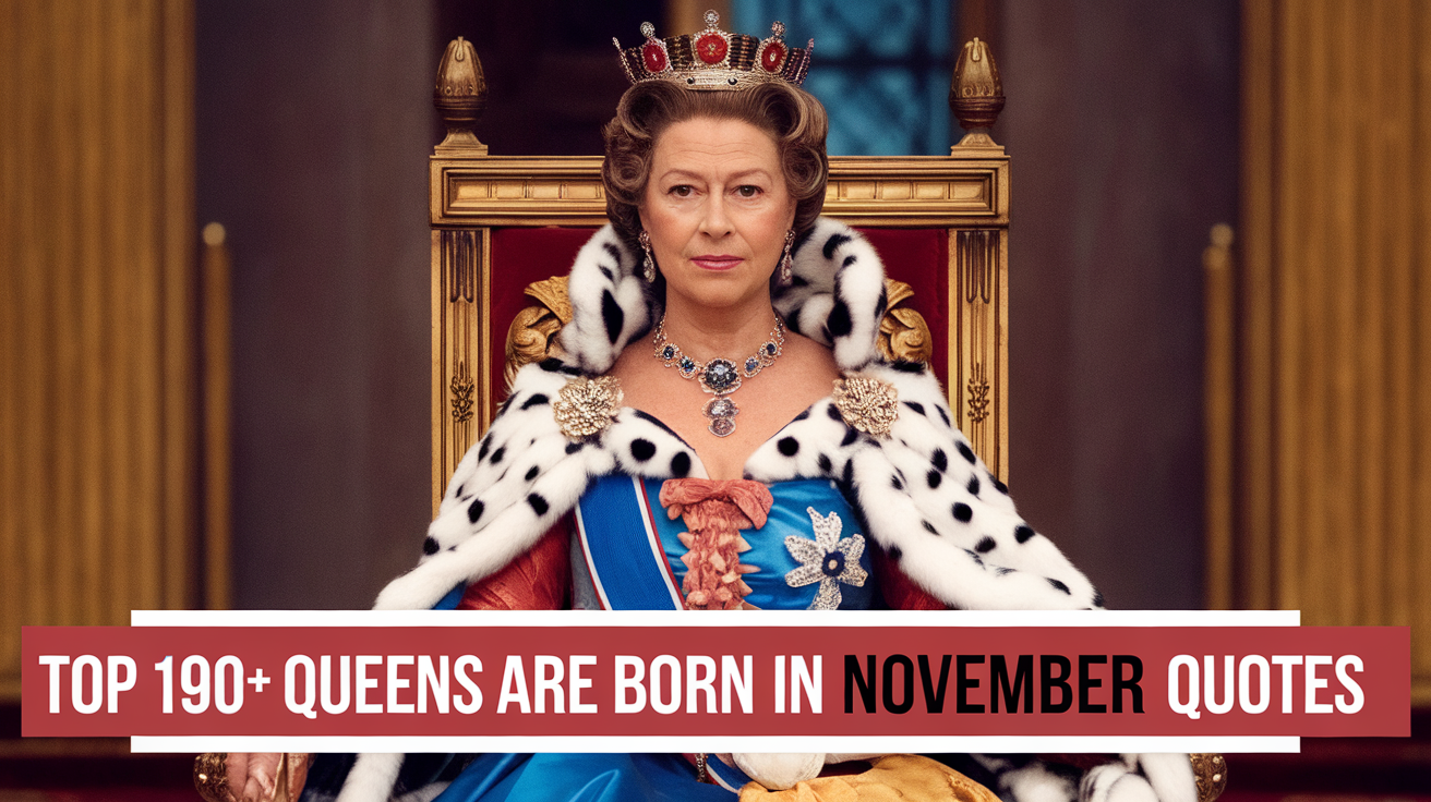 Top 190+ Queens Are Born in November Quotes