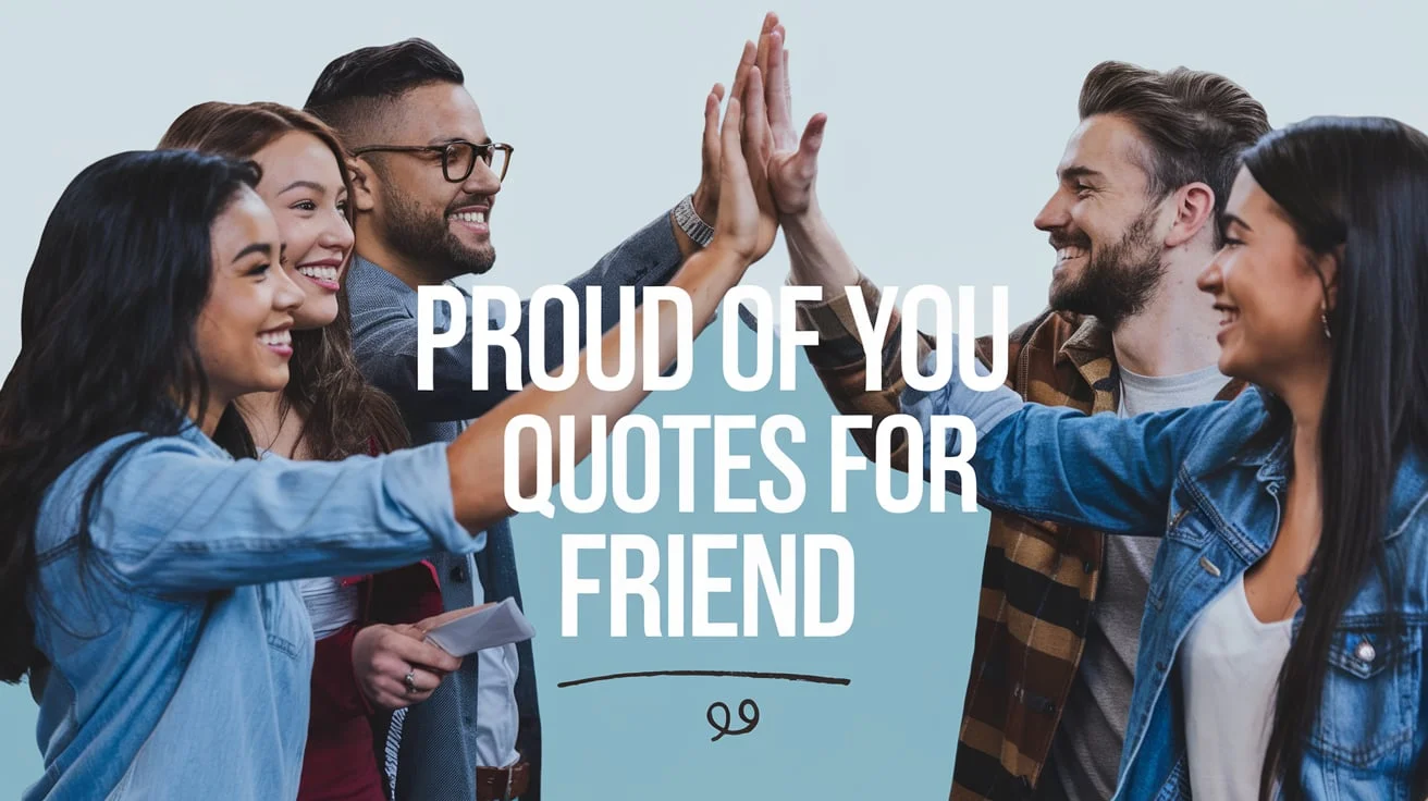 Encouraging Proud of You Quotes for Friend