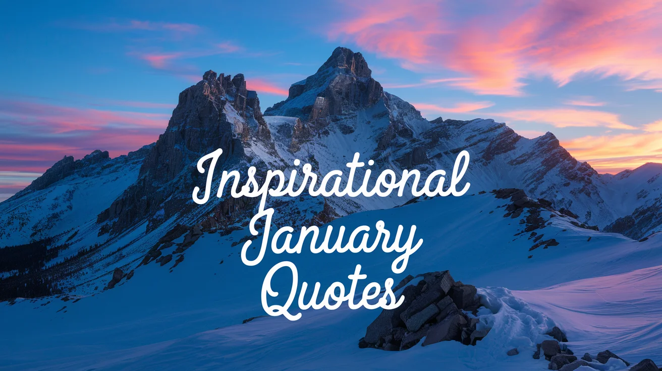 Inspirational January Quotes