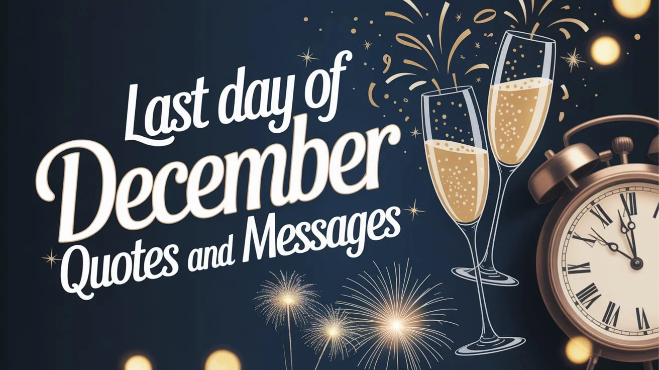 Last Day of December Quotes and Messages