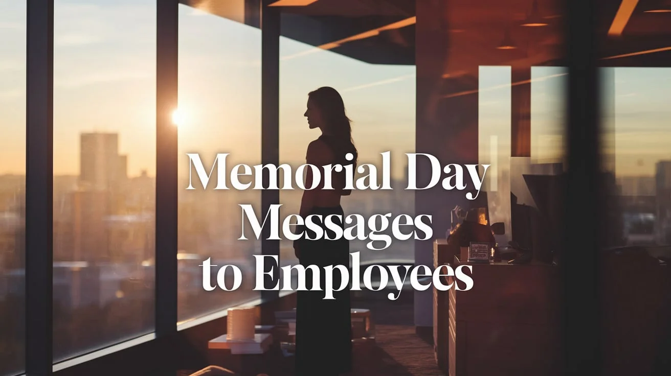 Memorial Day Messages to Employees