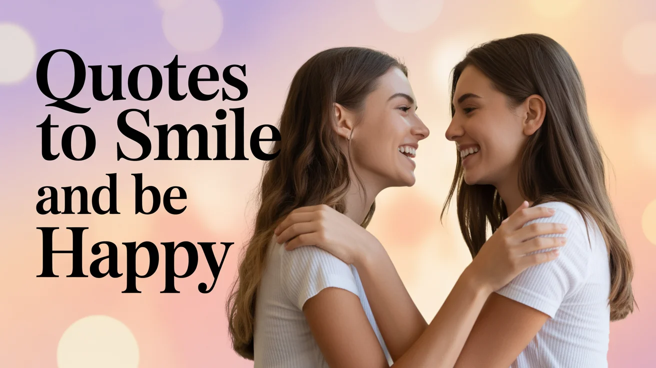 Quotes to Smile and Be Happy