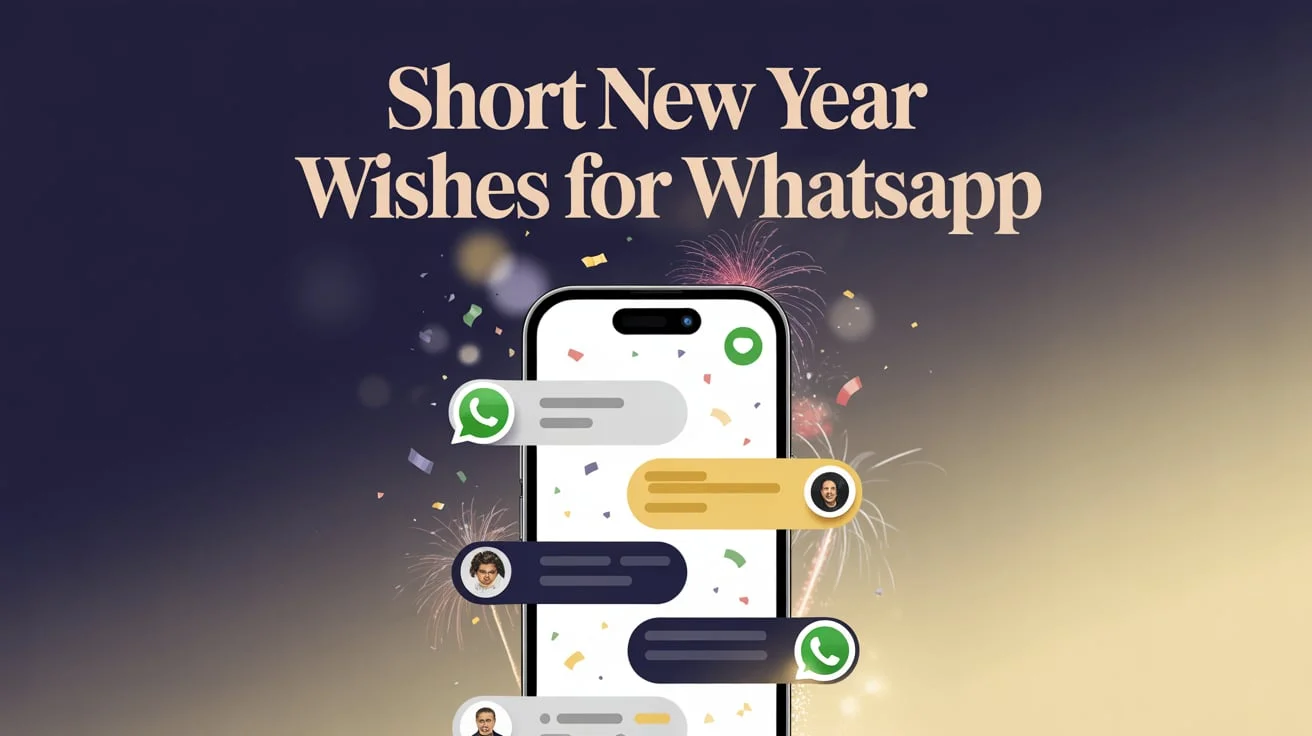 Short New Year Wishes for WhatsApp