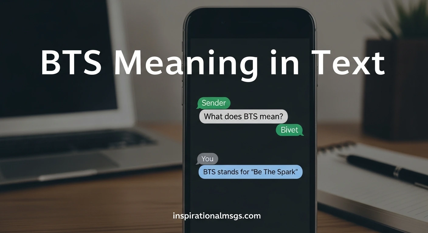 BTS Meaning in Text