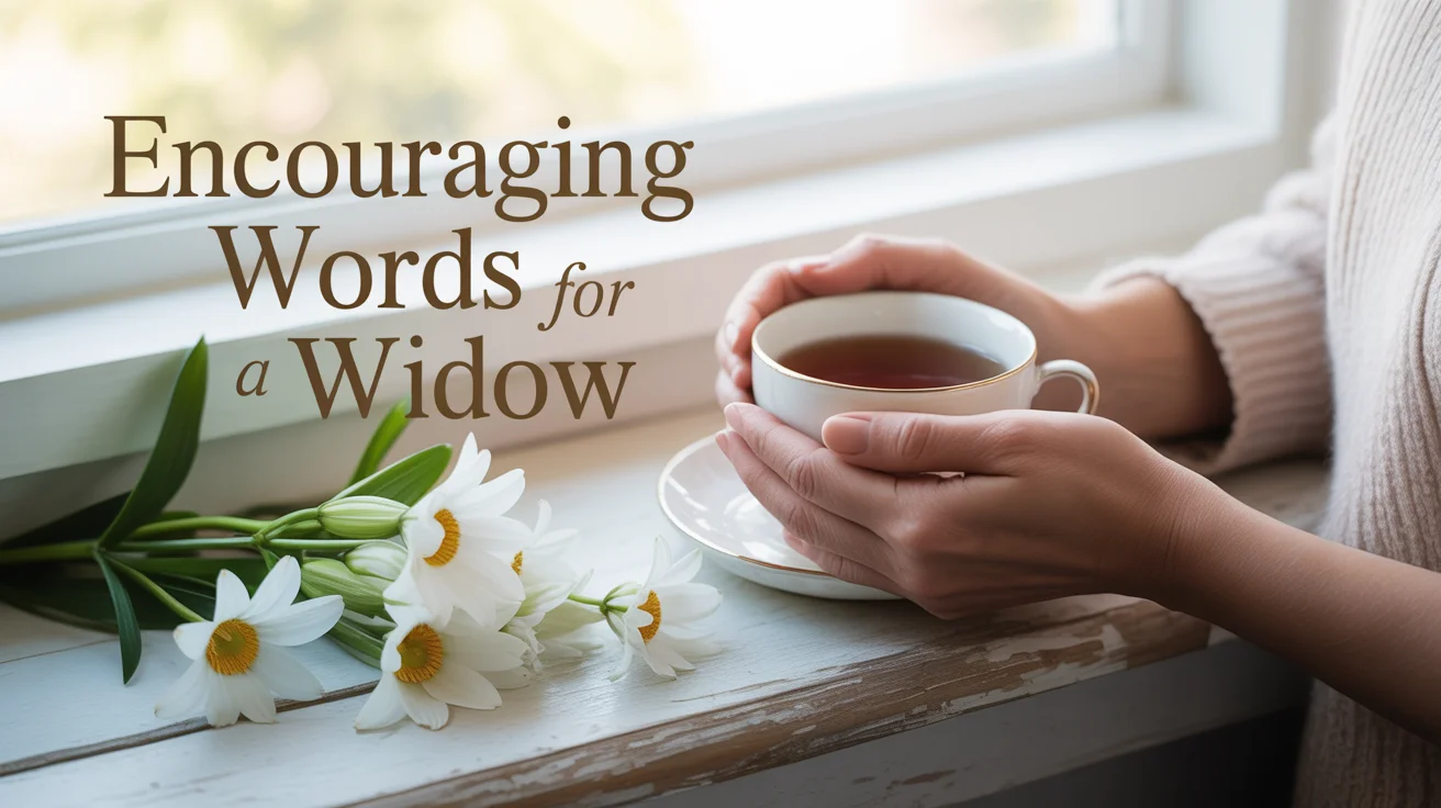 Supportive Encouraging Words for a Widow