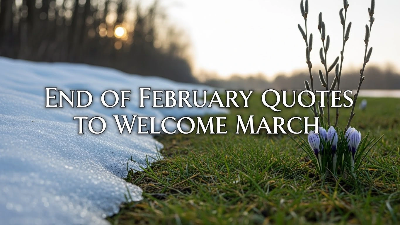 End of February Quotes to Welcome March