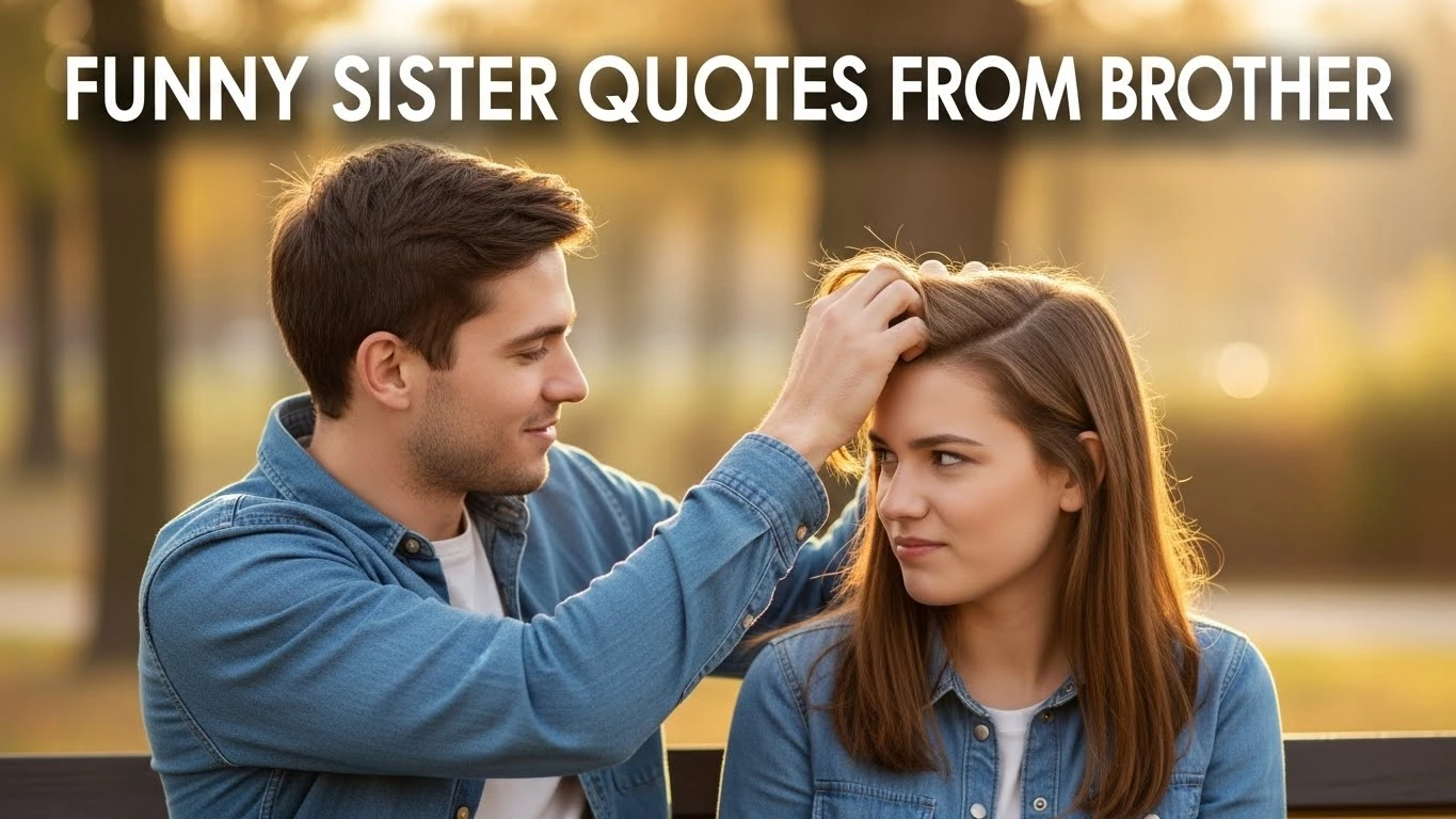 Funny Sister Quotes from Brother