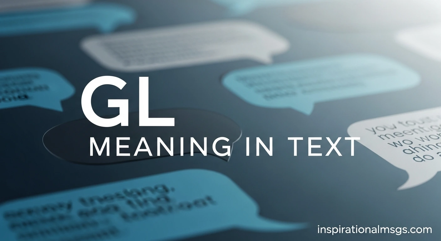 GL Meaning in Text