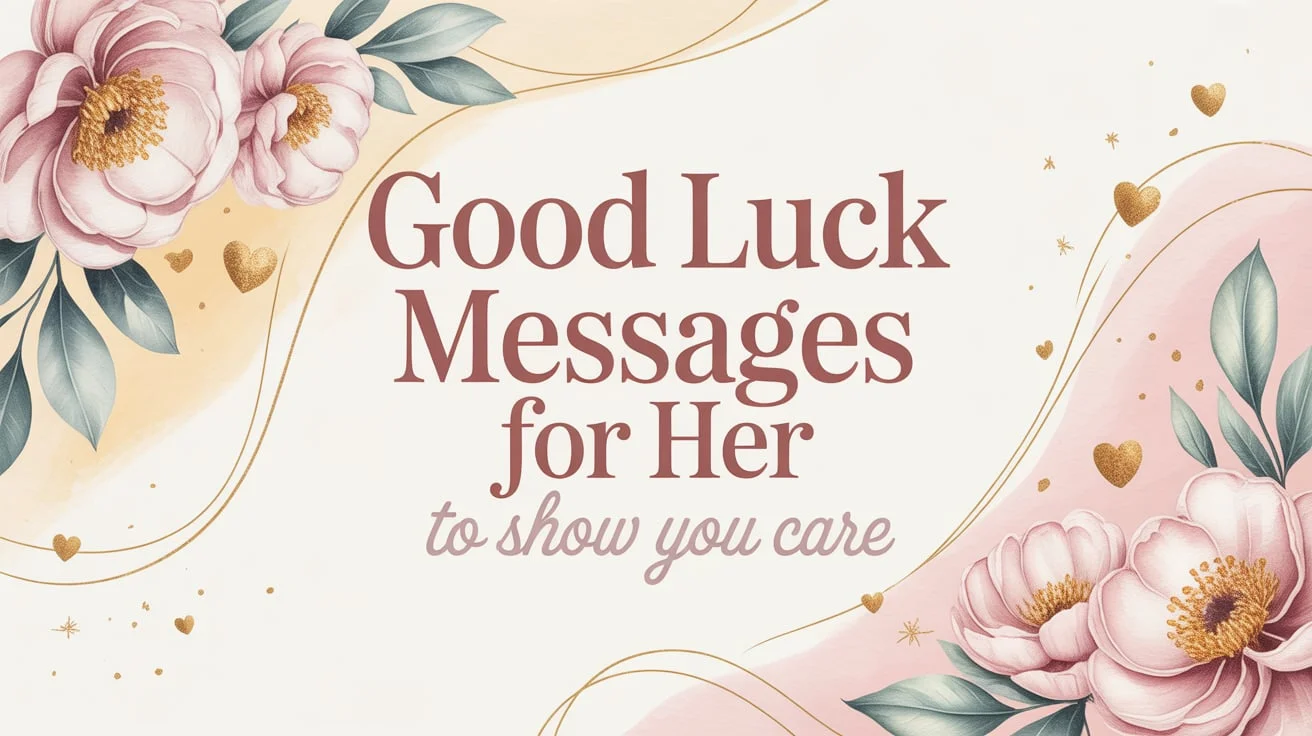 Good Luck Messages for Her to Show You Care
