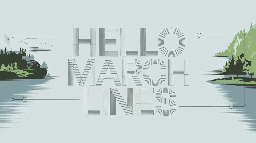 Hello March Lines