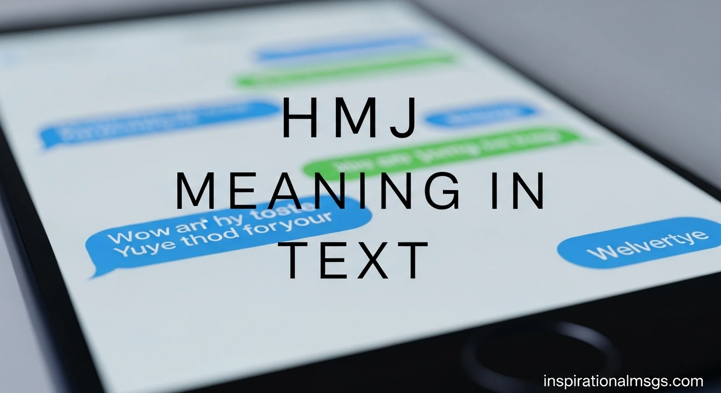 HMJ Meaning in Text