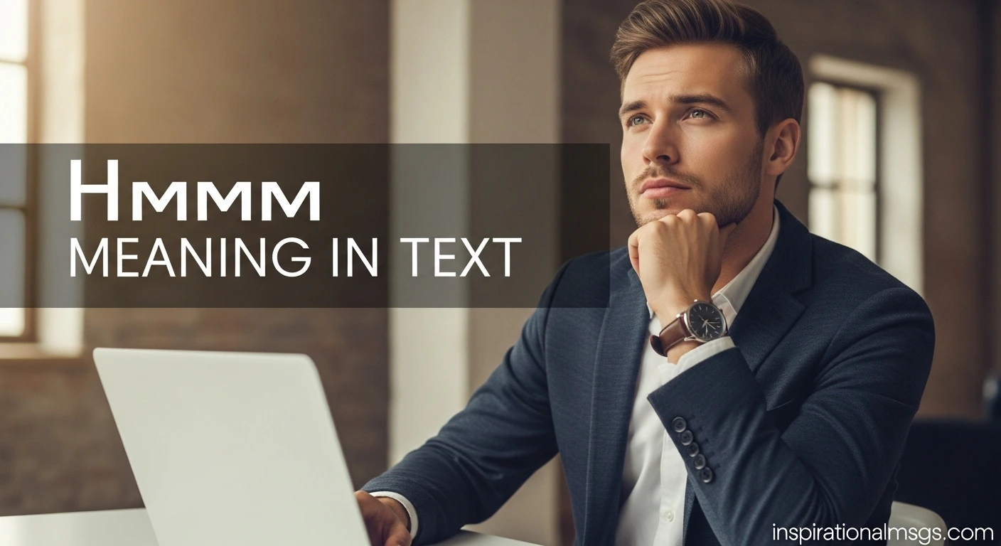 Hmmm Meaning in Text