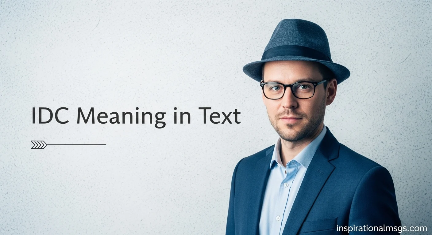 IDC Meaning in Text