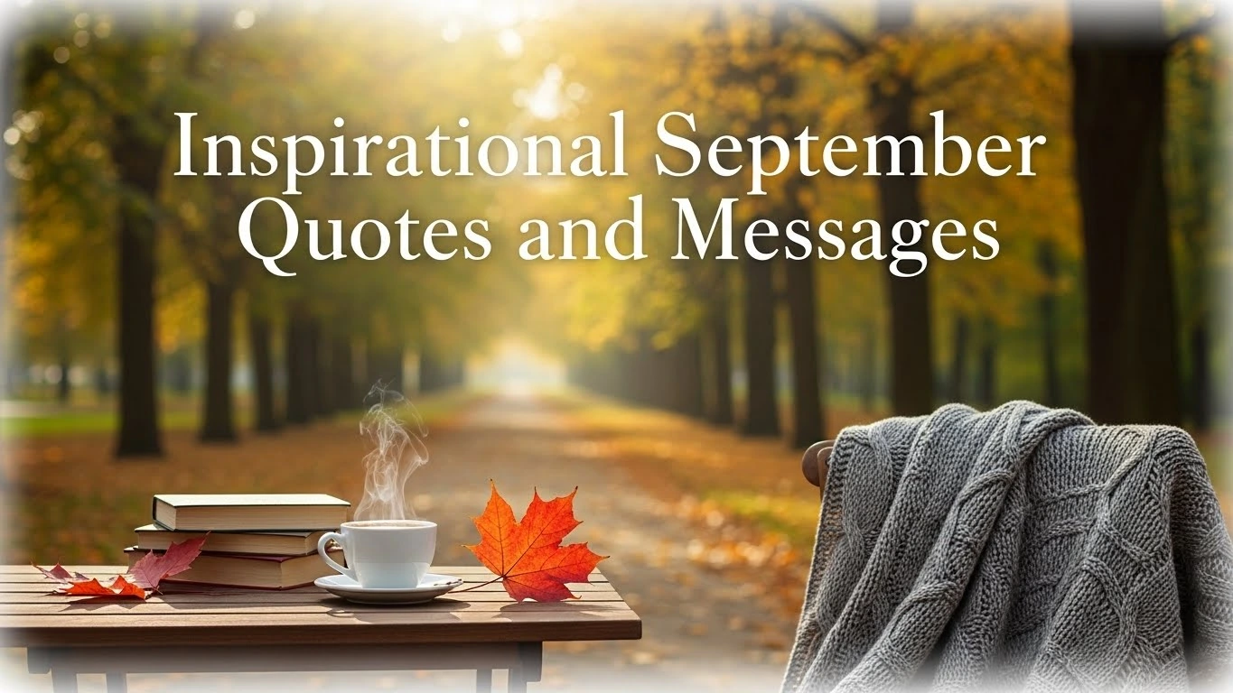 Inspirational September Quotes and Messages
