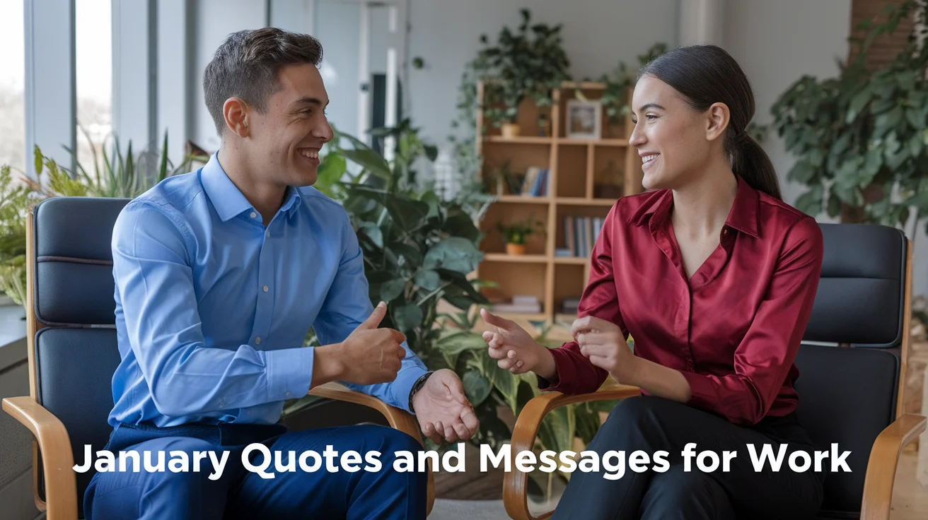 January Quotes and Messages for Work