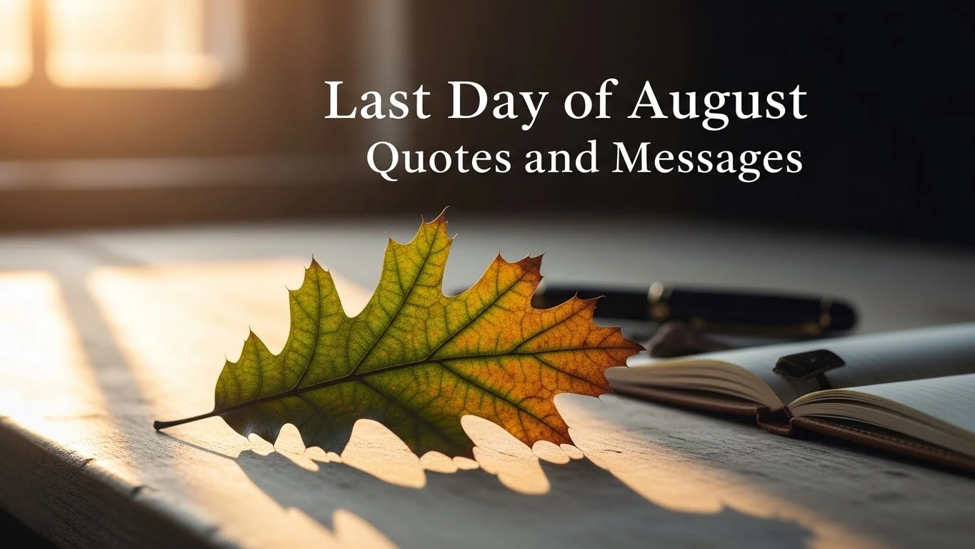 Last Day of August Quotes and Messages