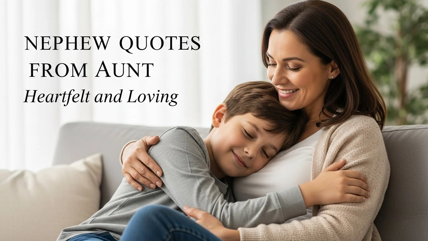 Nephew Quotes from Aunt – Heartfelt and Loving