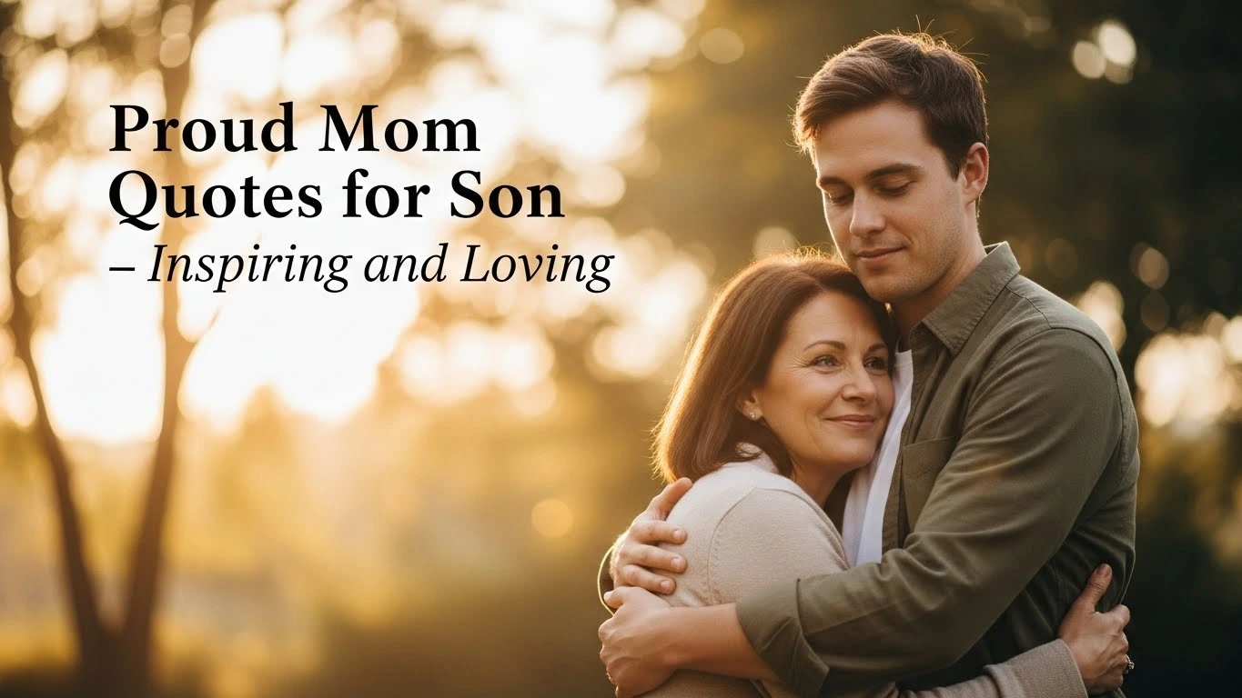 Proud Mom Quotes for Son – Inspiring and Loving