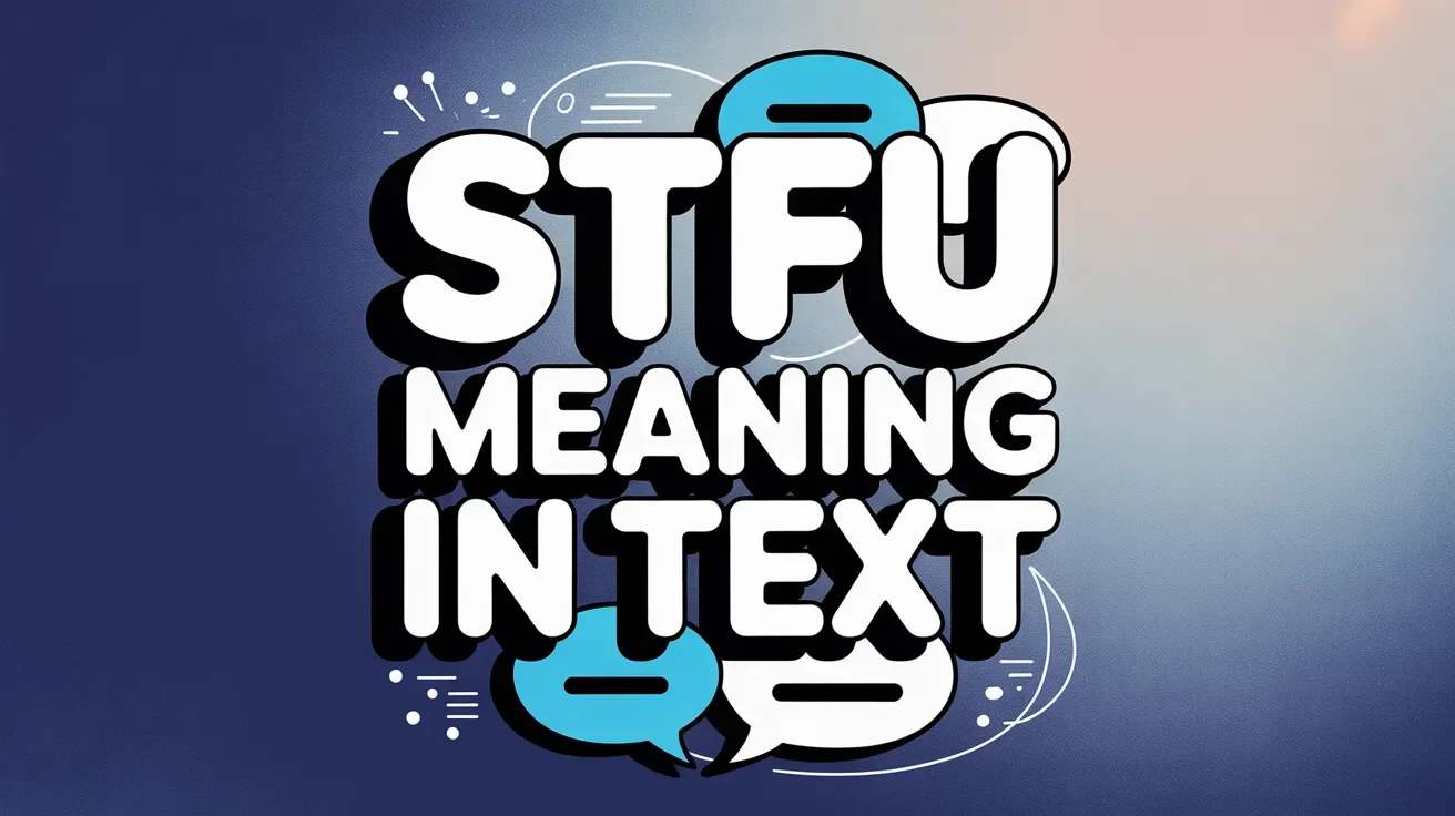 STFU Meaning in Text
