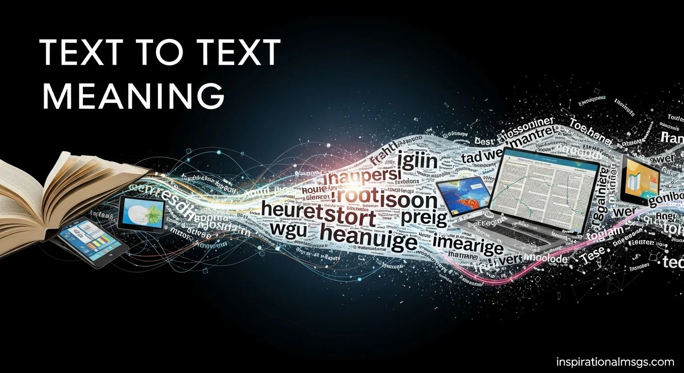 Text to Text Meaning