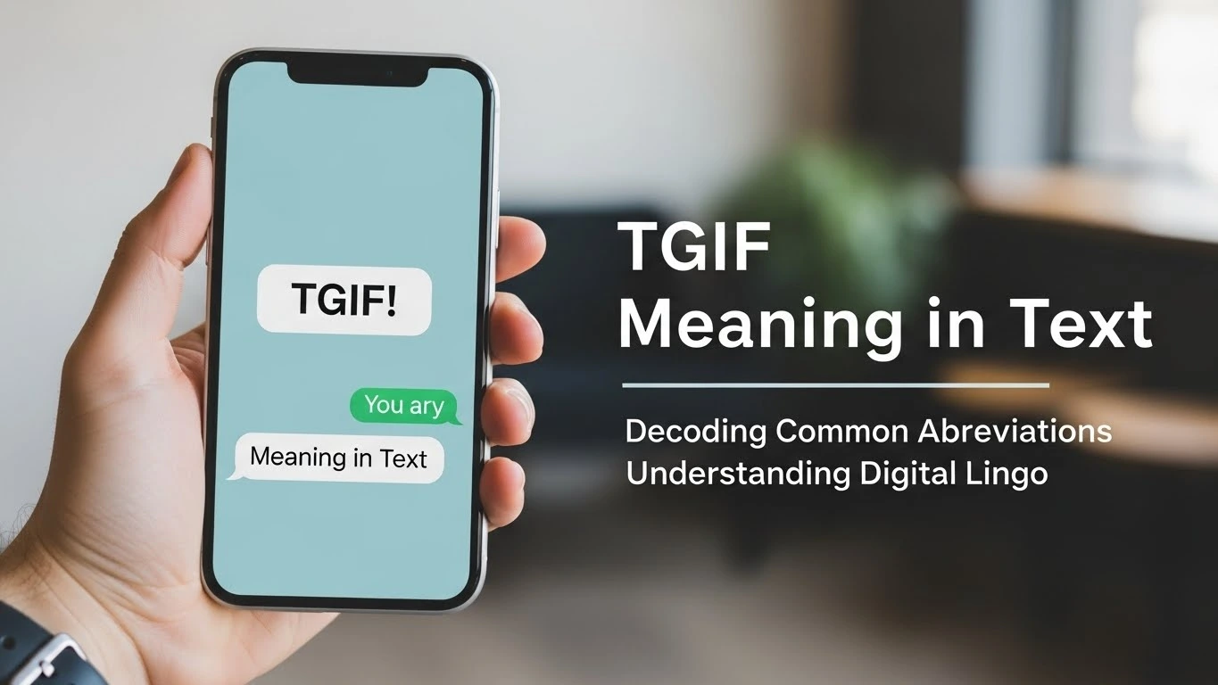 TGIF Meaning in Text