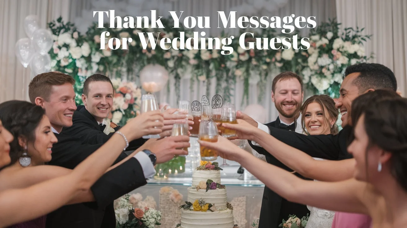 Thank You Messages for Wedding Guests