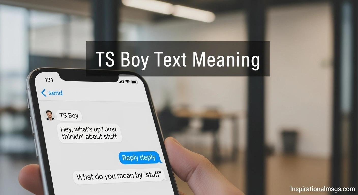 TS Boy Text Meaning