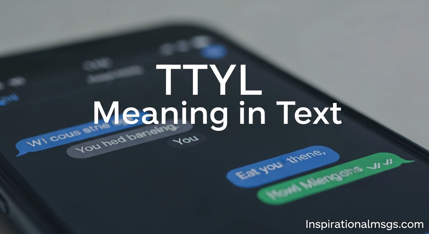 TTYL Meaning in Text