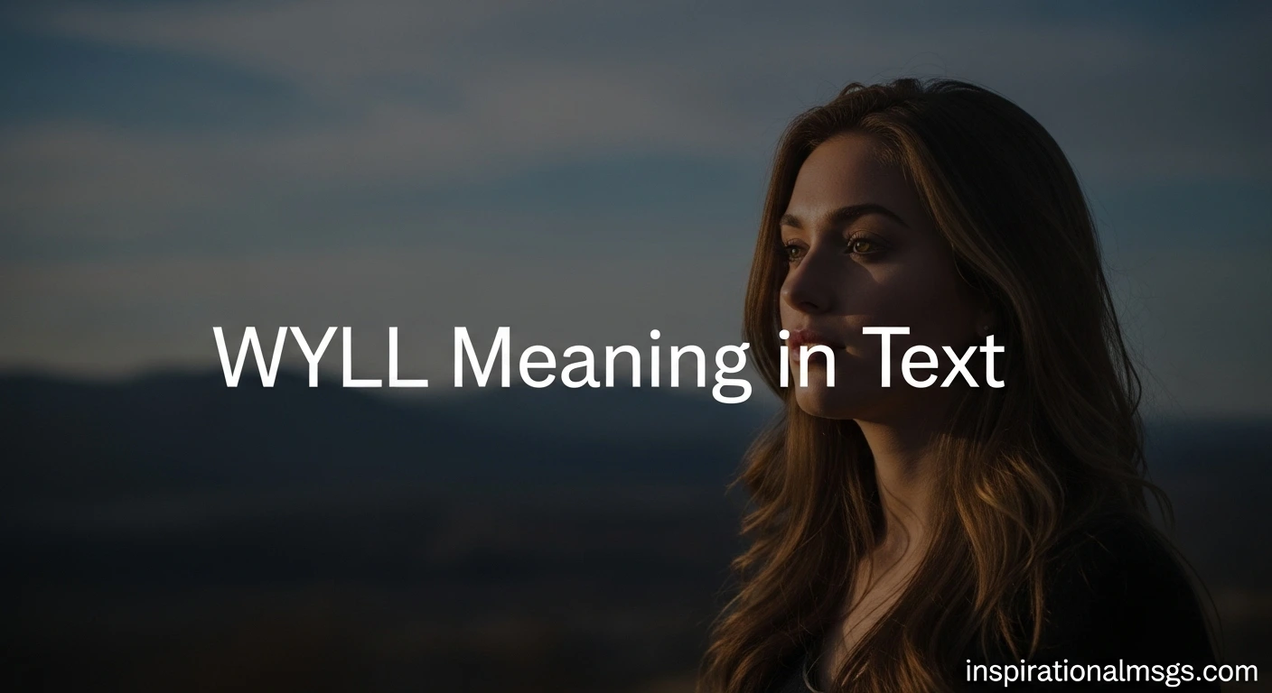 WYLL Meaning in Text