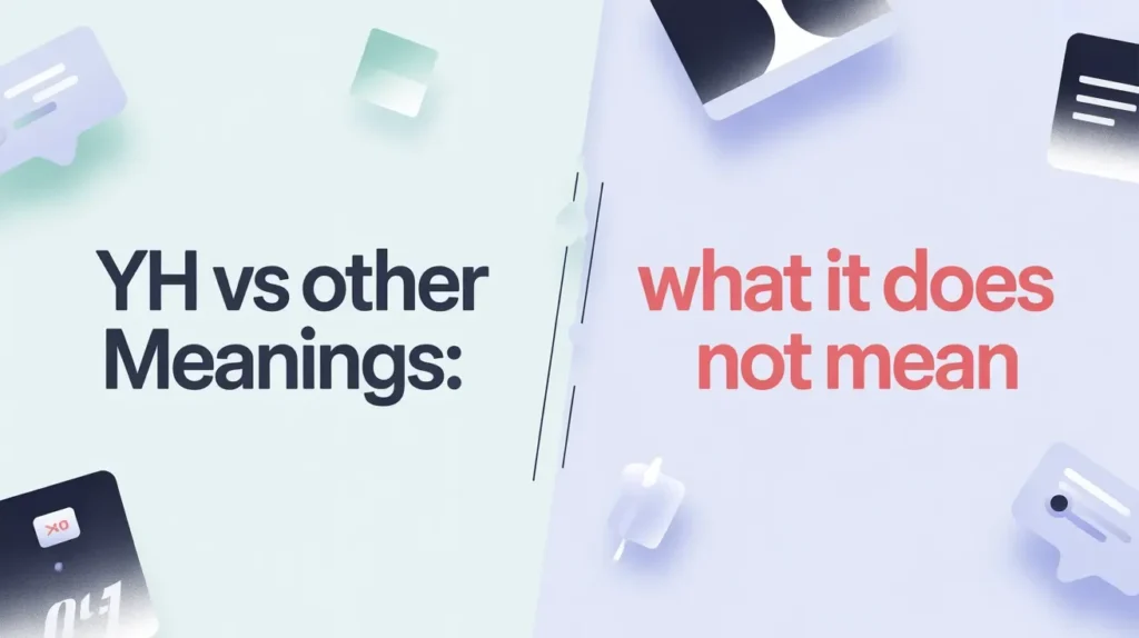 YH vs Other Meanings