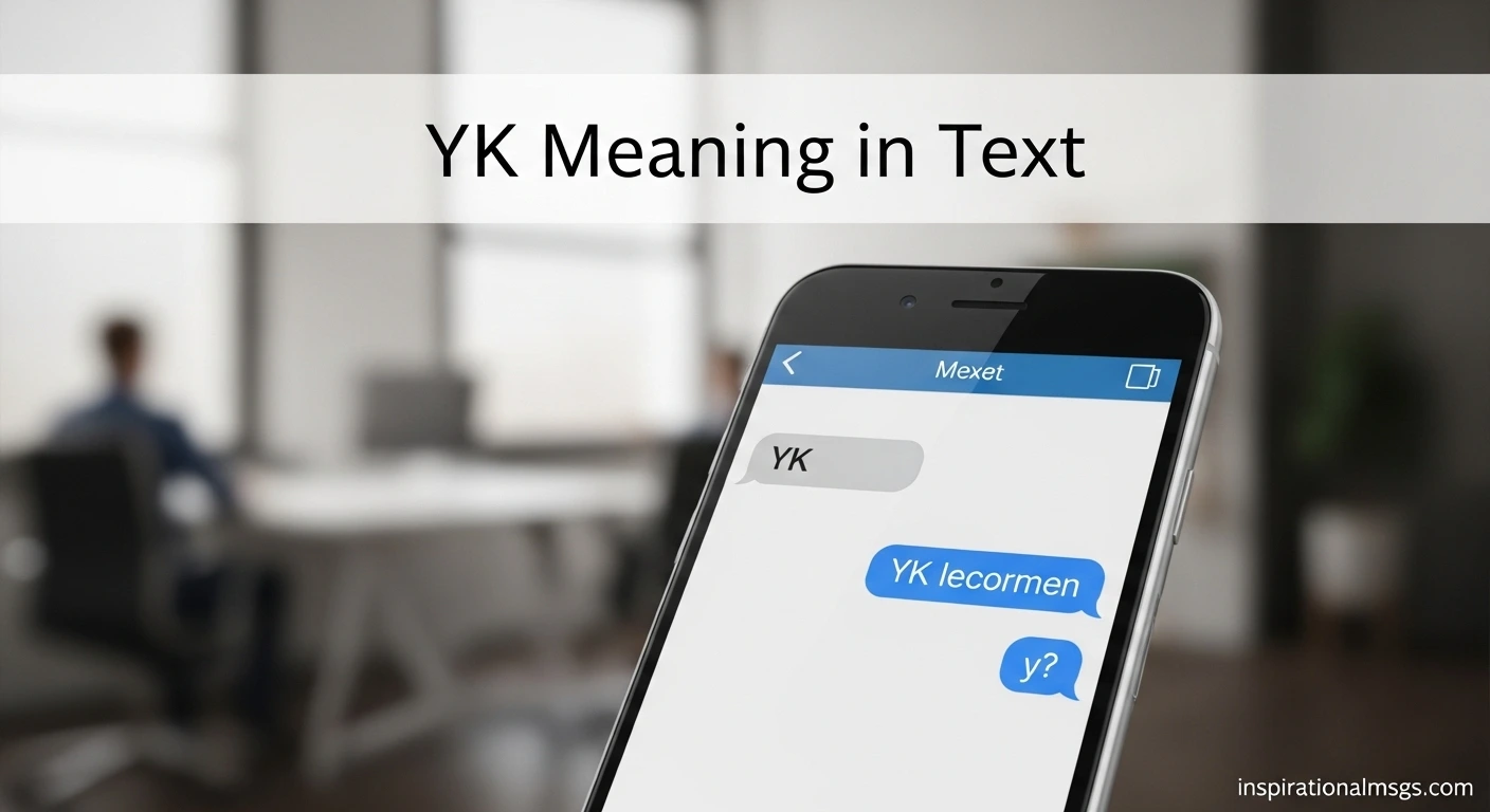 YK Meaning in Text