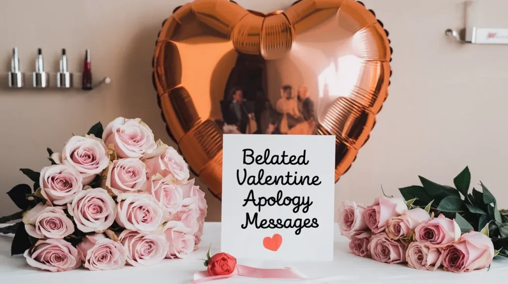 Belated Valentine Apology Messages