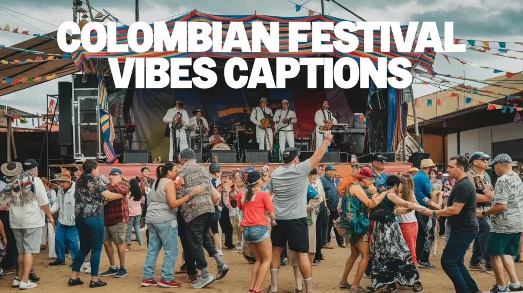 Colombian Festival Vibes Captions