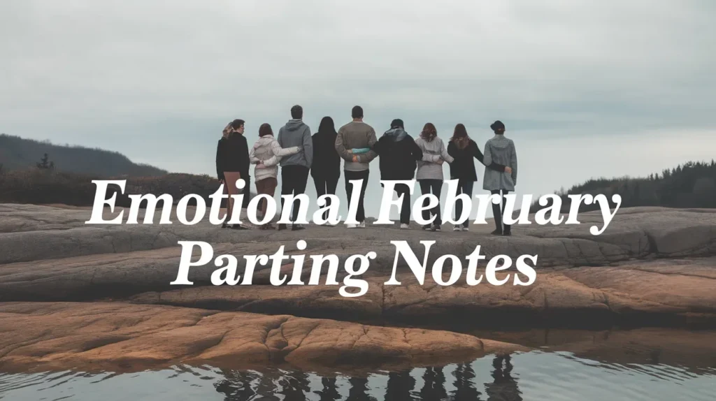 Emotional February Parting Notes