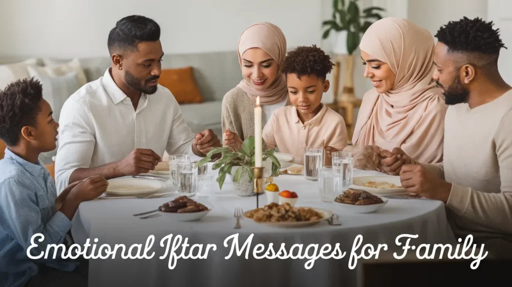 Emotional Iftar Messages for Family