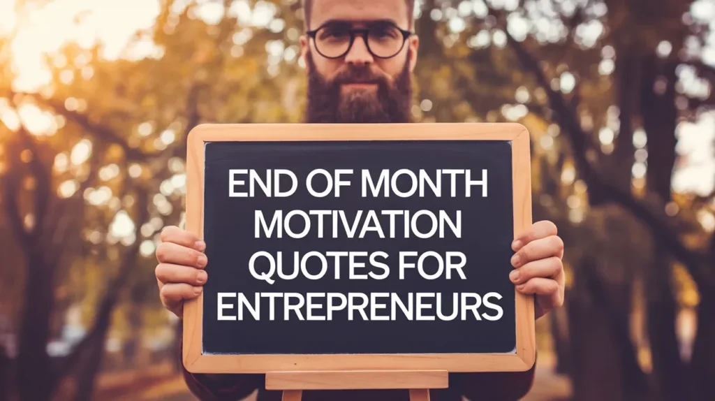 End of Month Motivation Quotes for Entrepreneurs